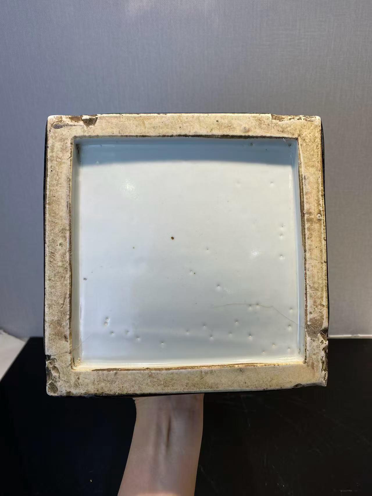 乌金釉四方大水洗