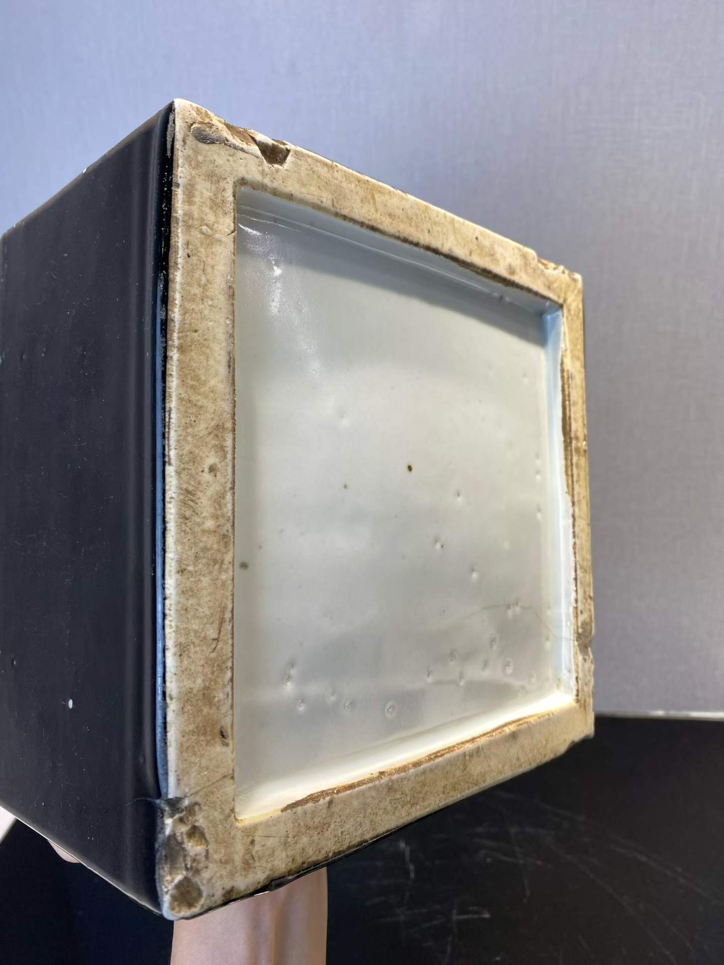 乌金釉四方大水洗