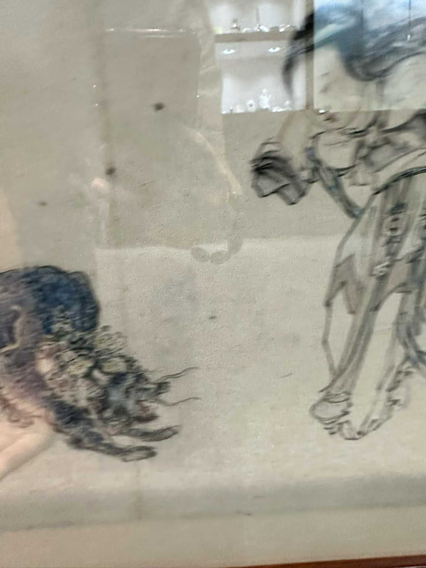 纸本人物故事诗句字画两张