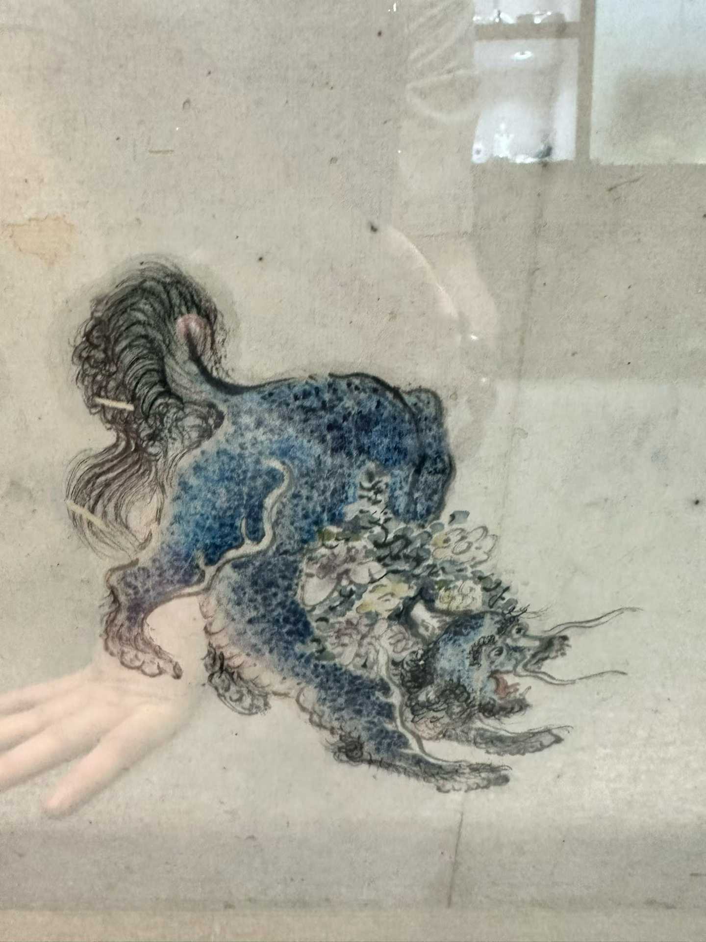 纸本人物故事诗句字画两张