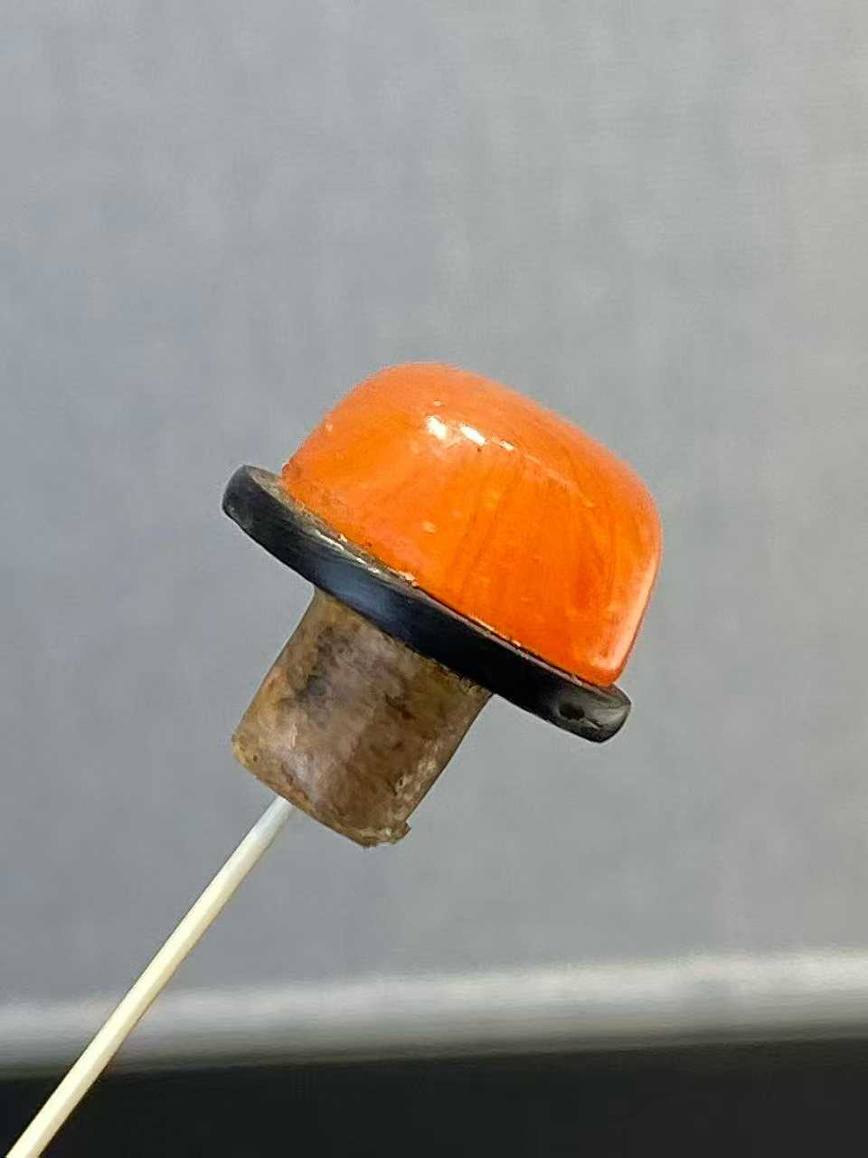 青花童子文官鼻烟壶 款：大清雍正年制