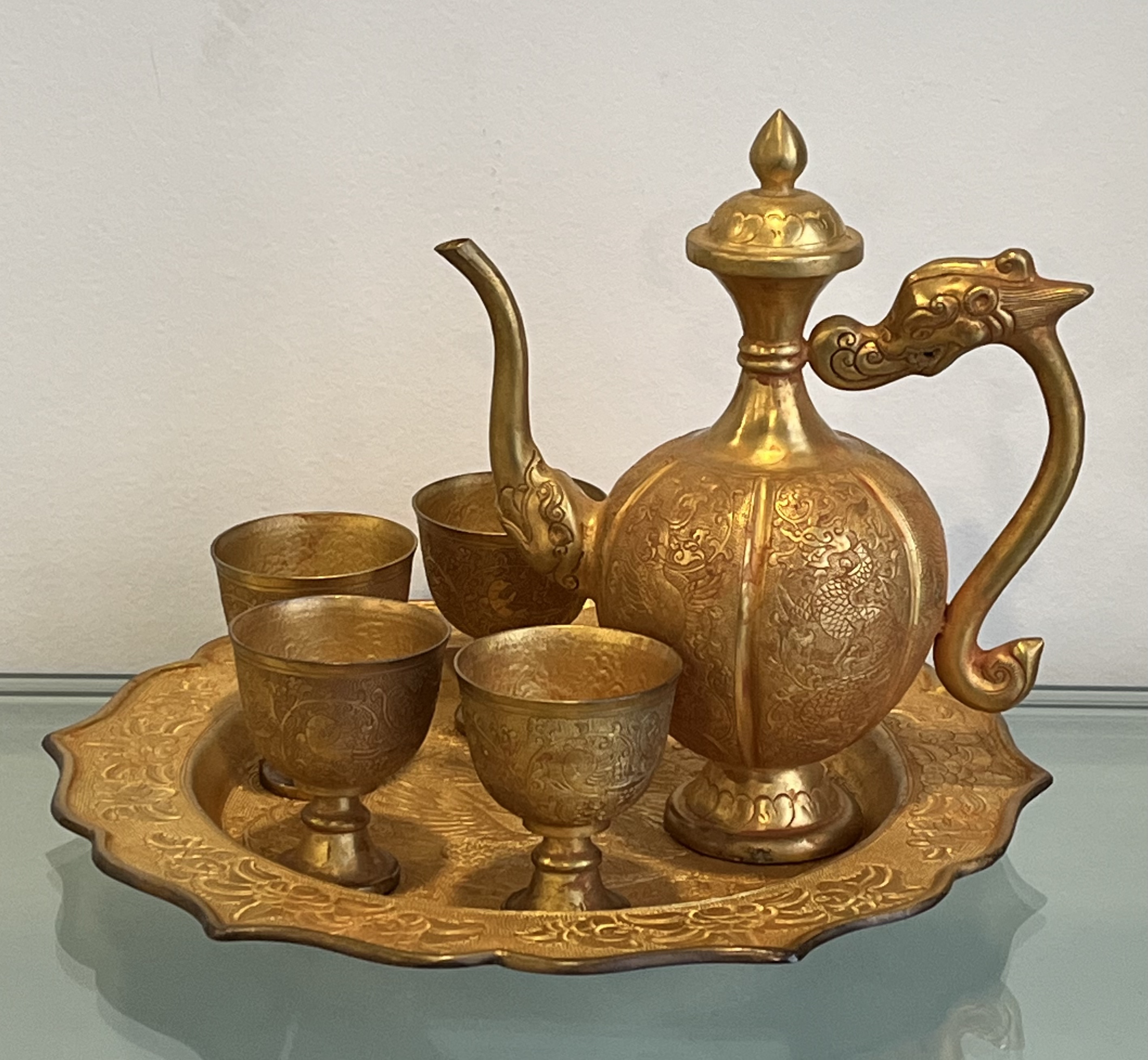 唐酒具一套共6件