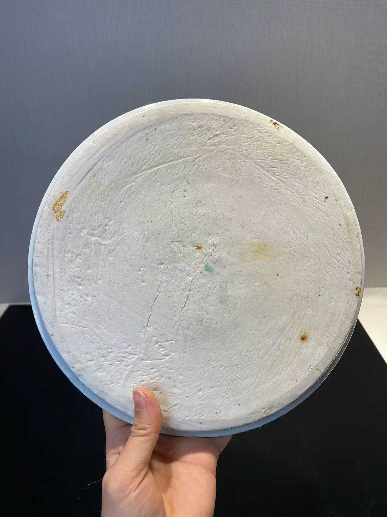 五彩神仙图茶盘