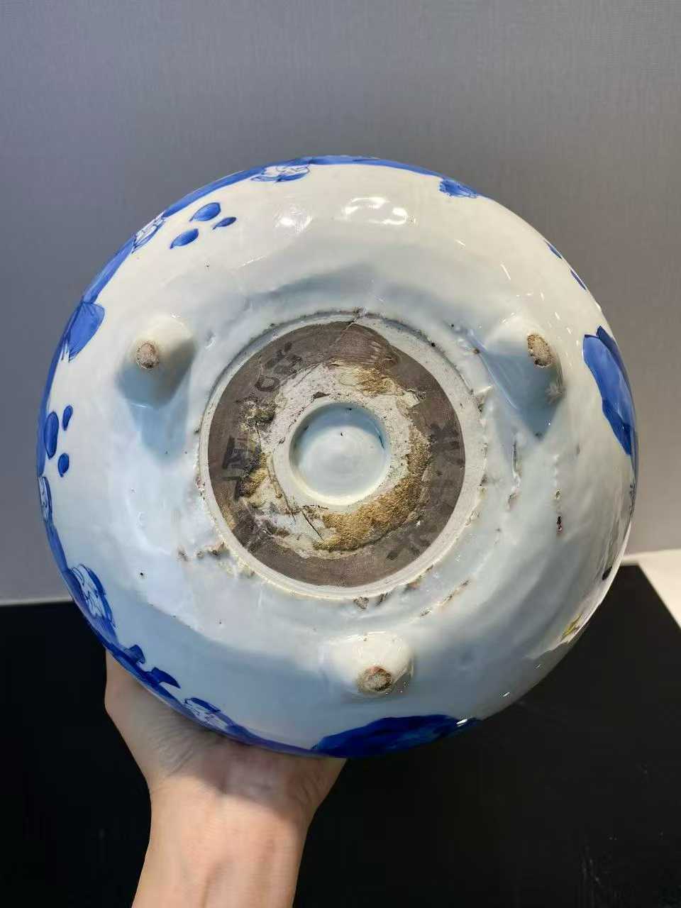 青花八仙图香炉