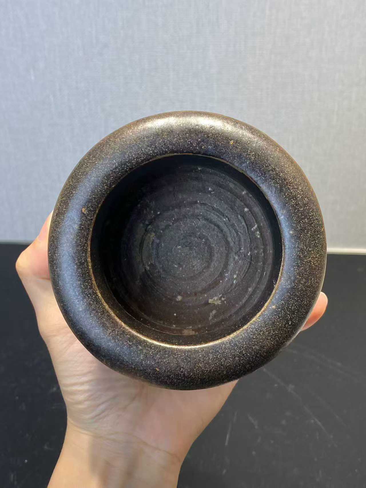 黑釉三足釉三足炉鬲炉