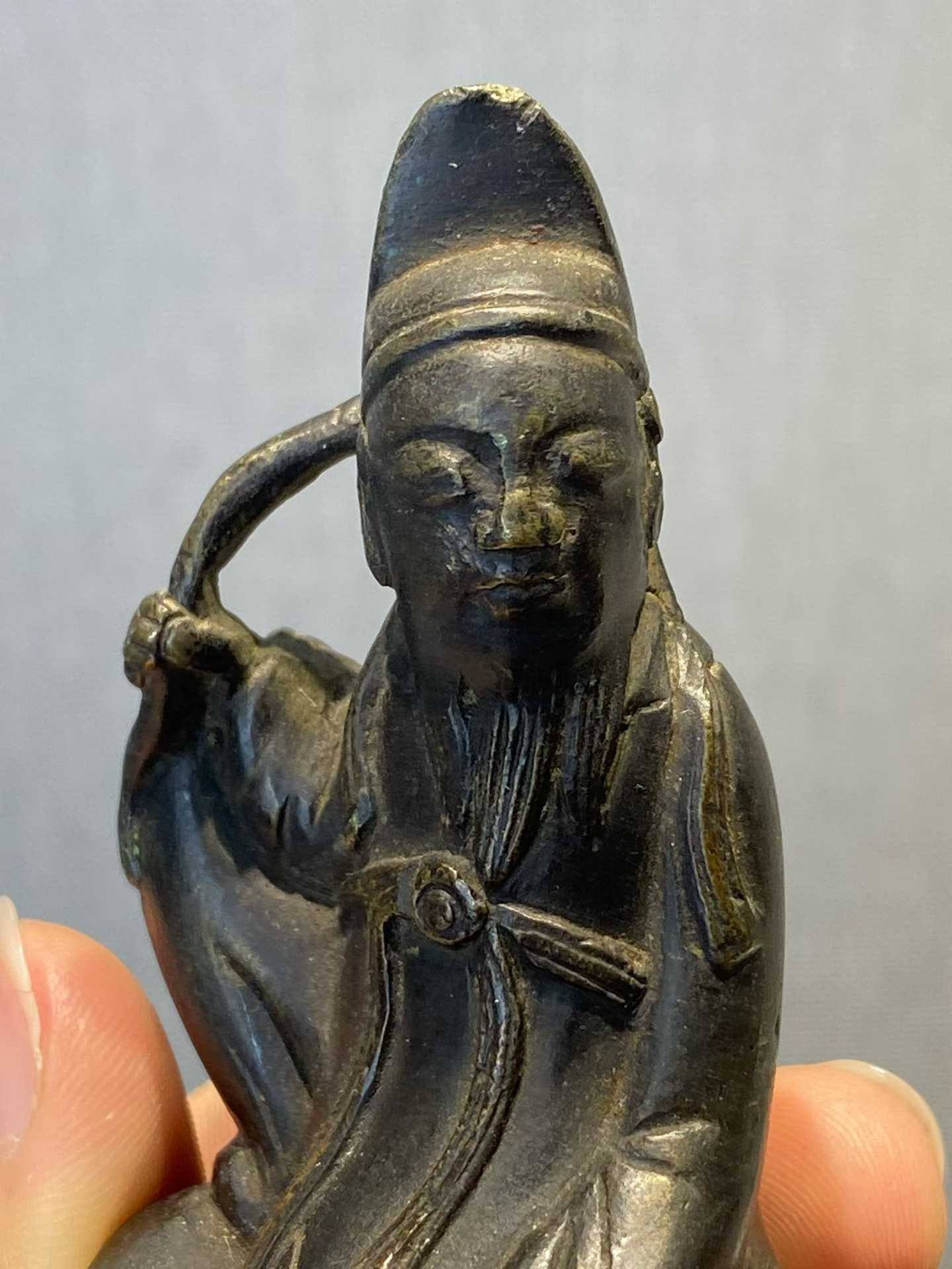 铜高士骑驴香薰