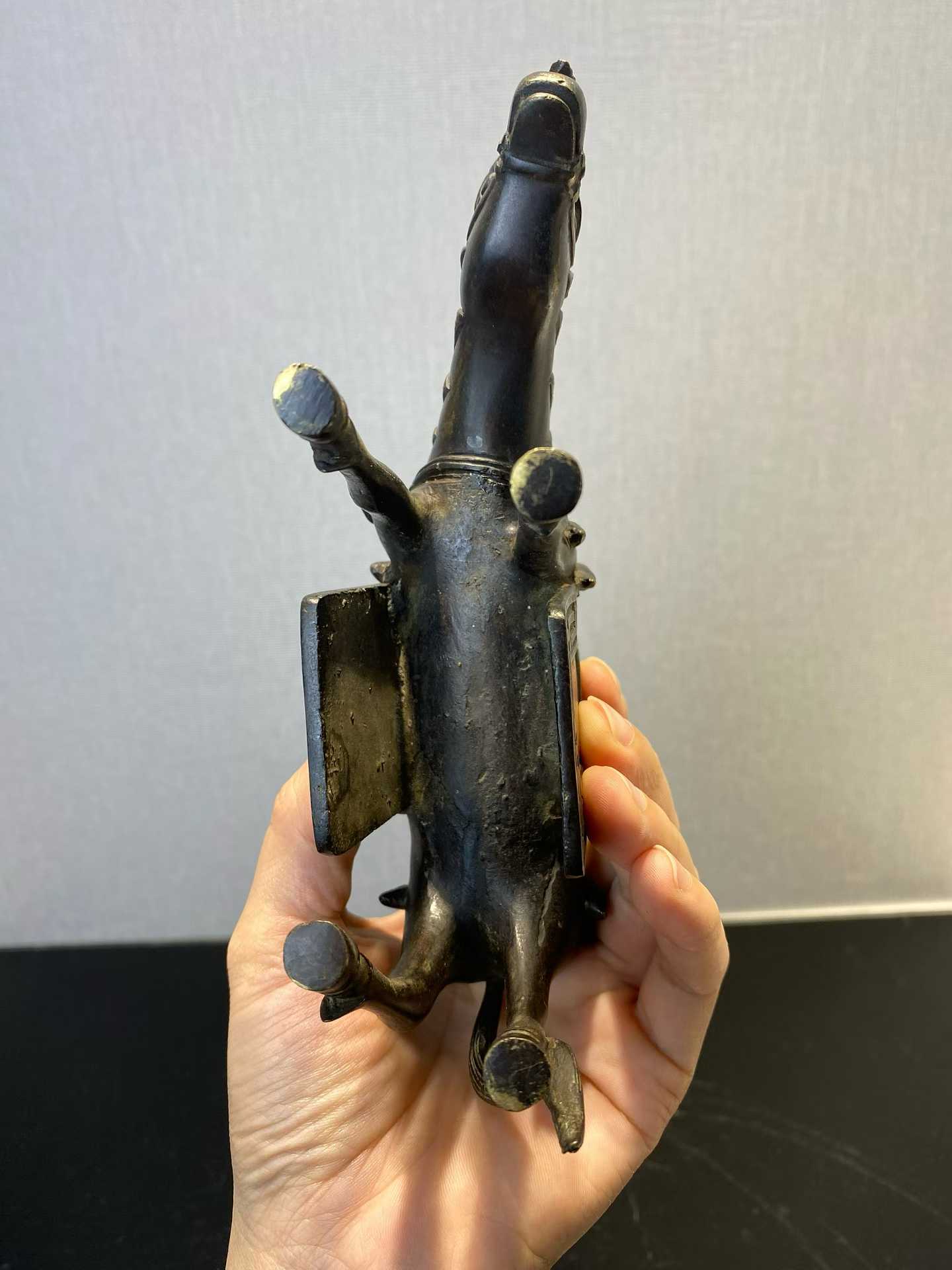 铜高士骑驴香薰