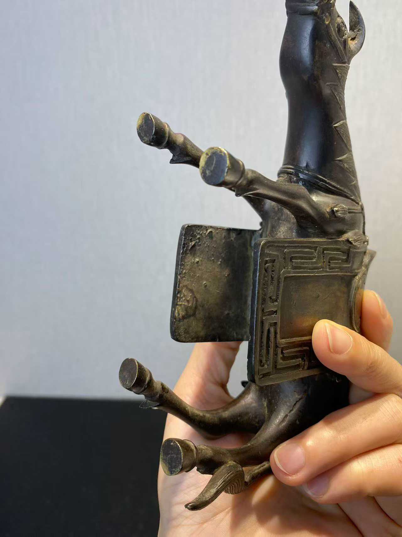 铜高士骑驴香薰