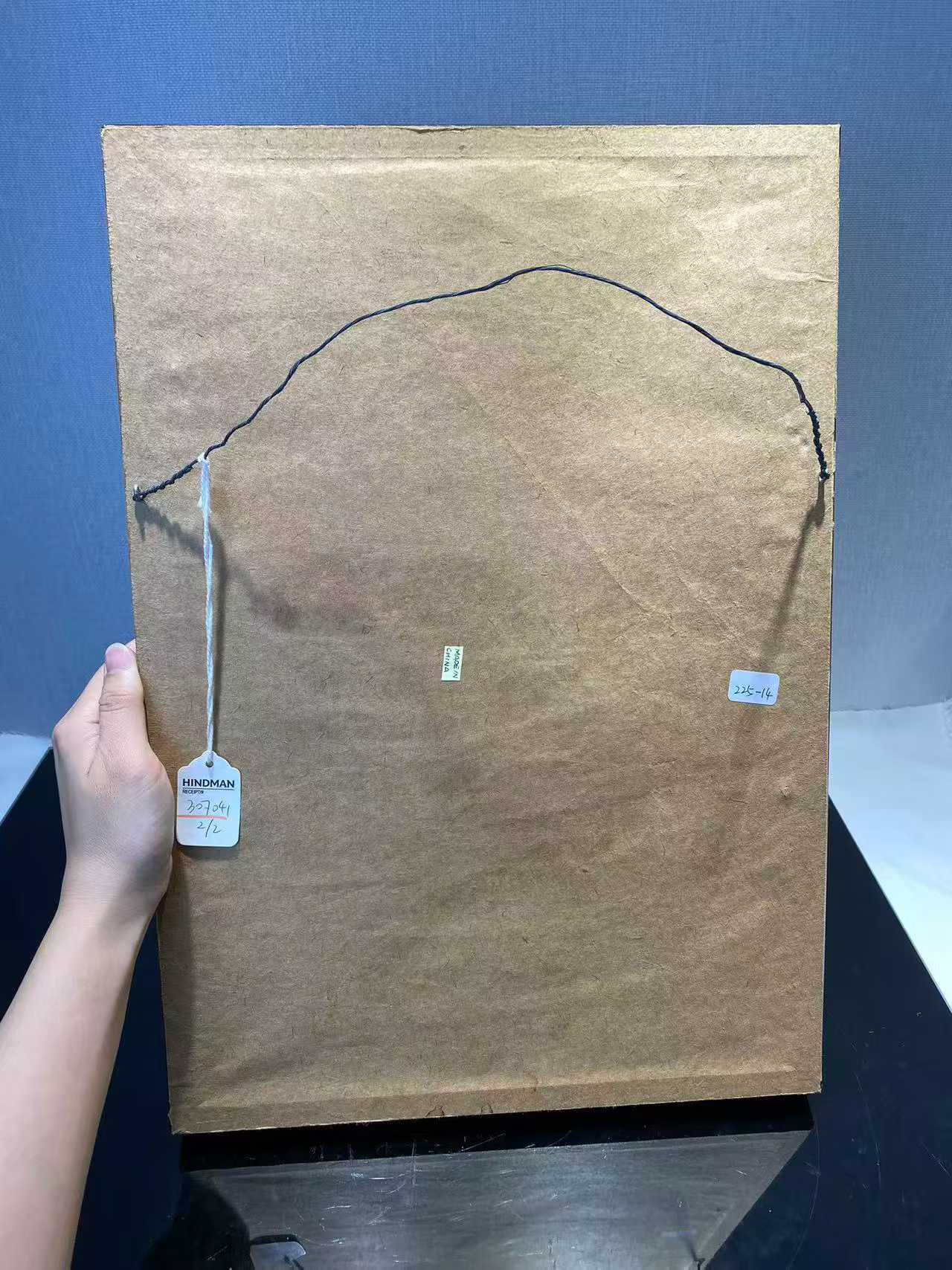 粉彩花鸟纹瓷板