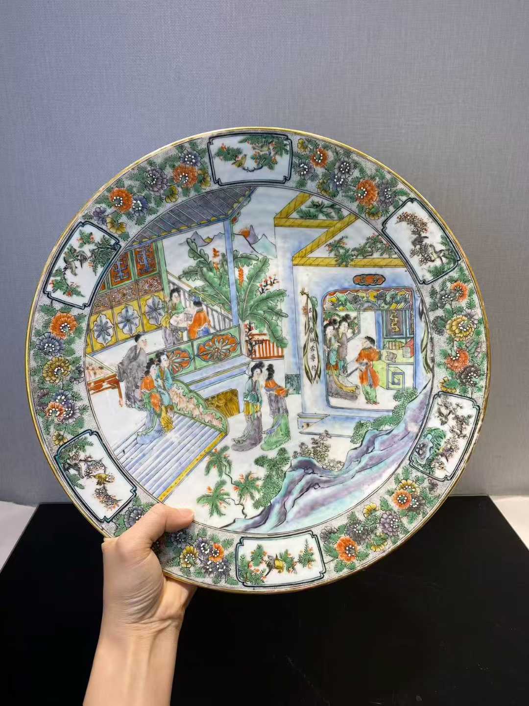 广五彩人物故事诗文大盘