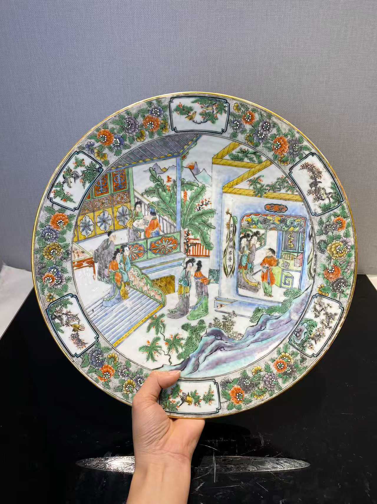 广五彩人物故事诗文大盘