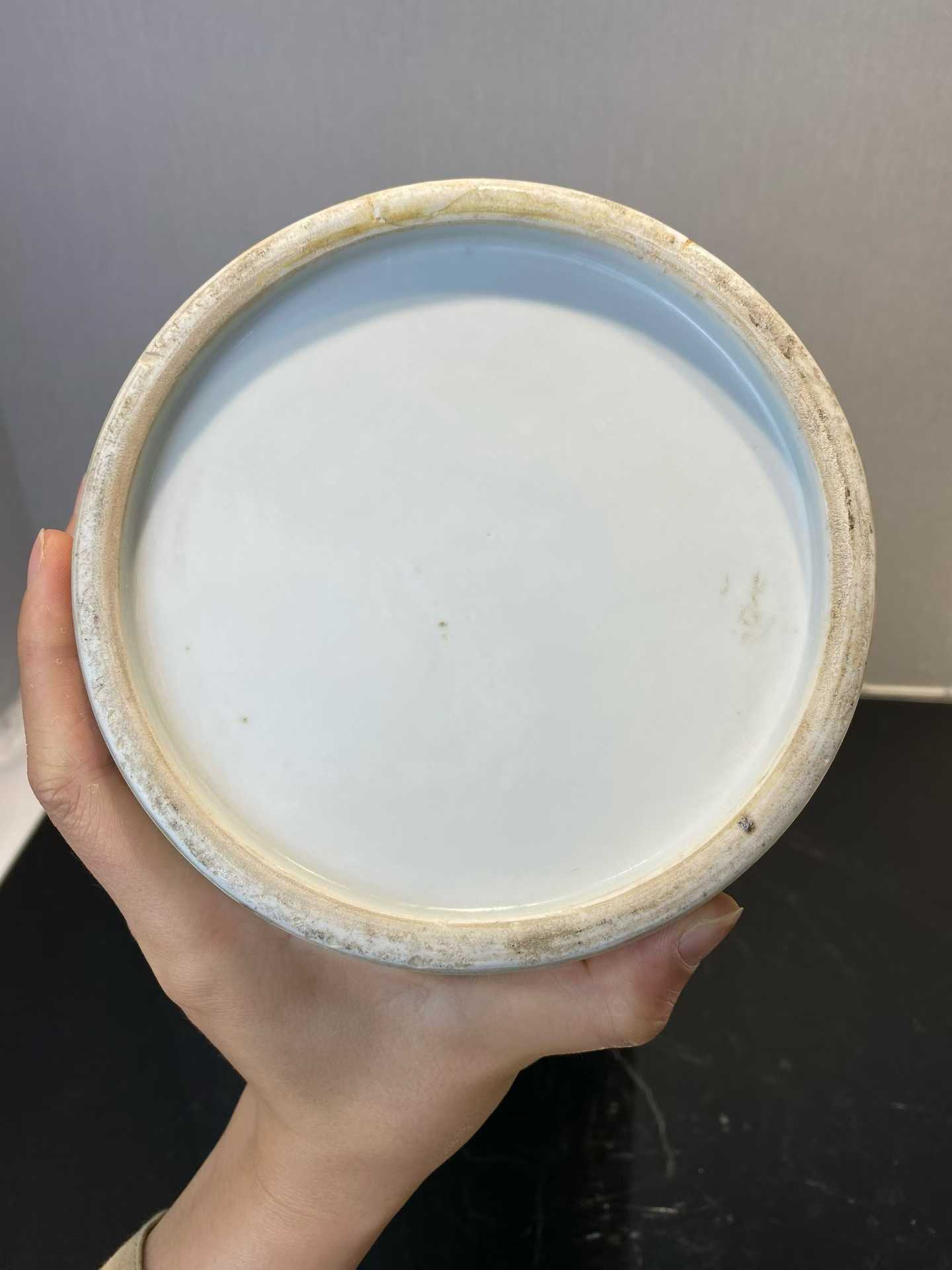 五彩加彩人物故事图棒槌瓶