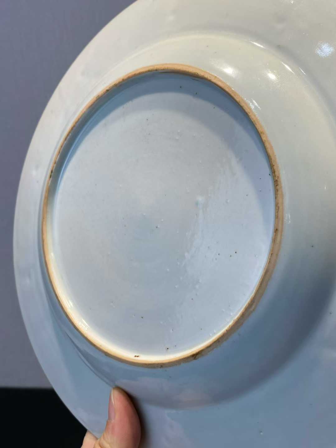 粉彩提篮花卉纹盘