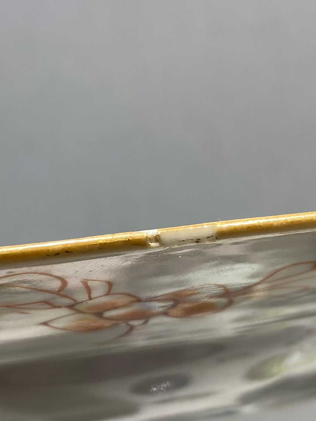 五彩牡丹花纹盘