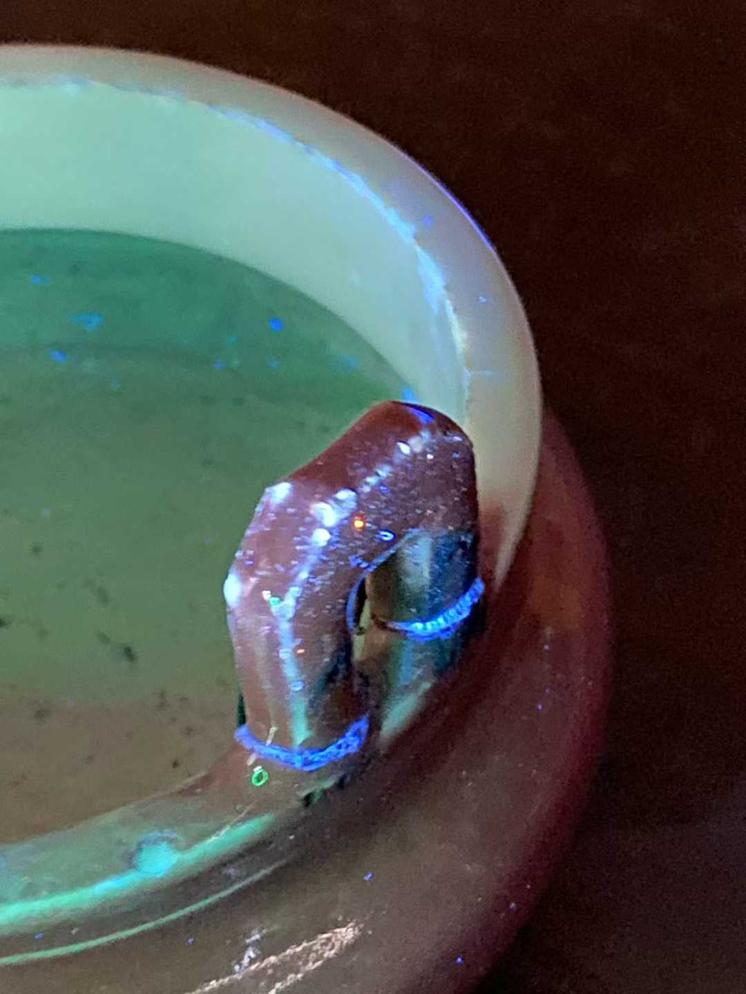 祭红釉三足冲天耳炉