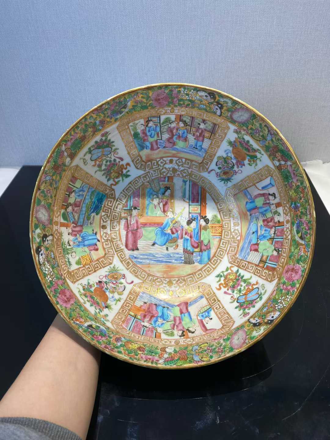 广彩人物故事大碗