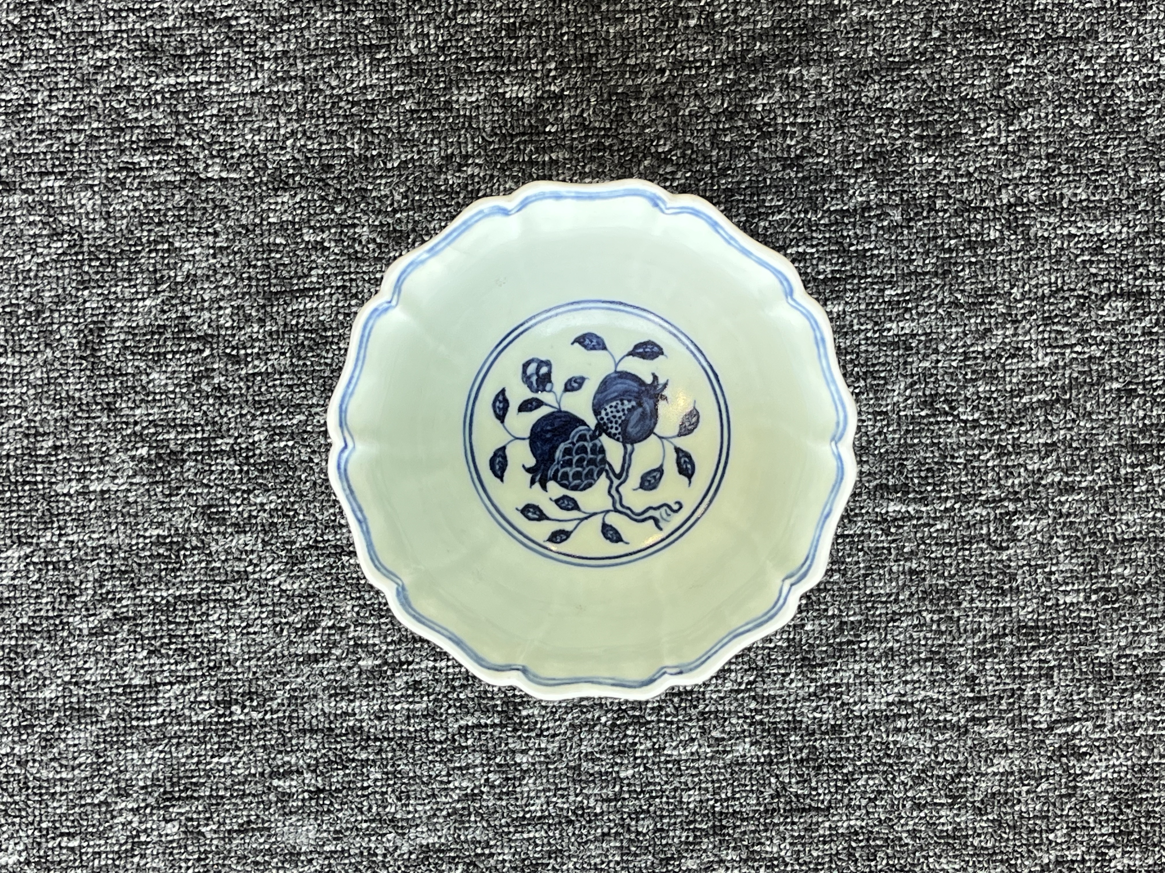 大明宣德年制青花龙纹高足杯