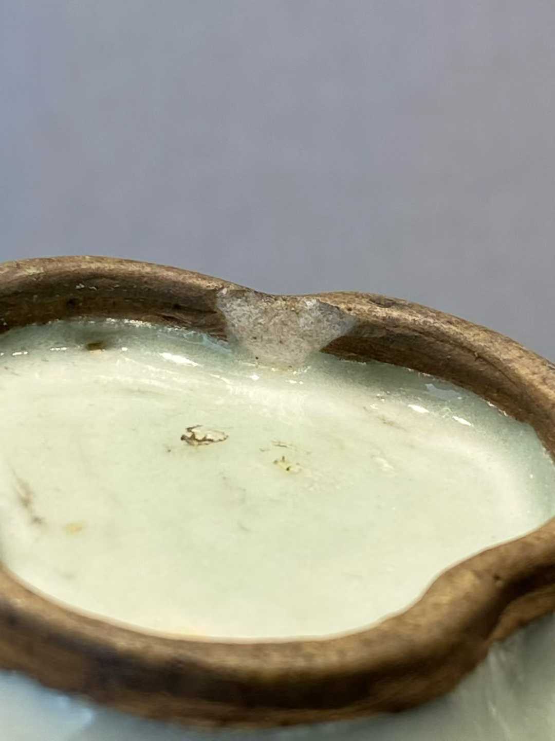 青釉三管葫芦瓶