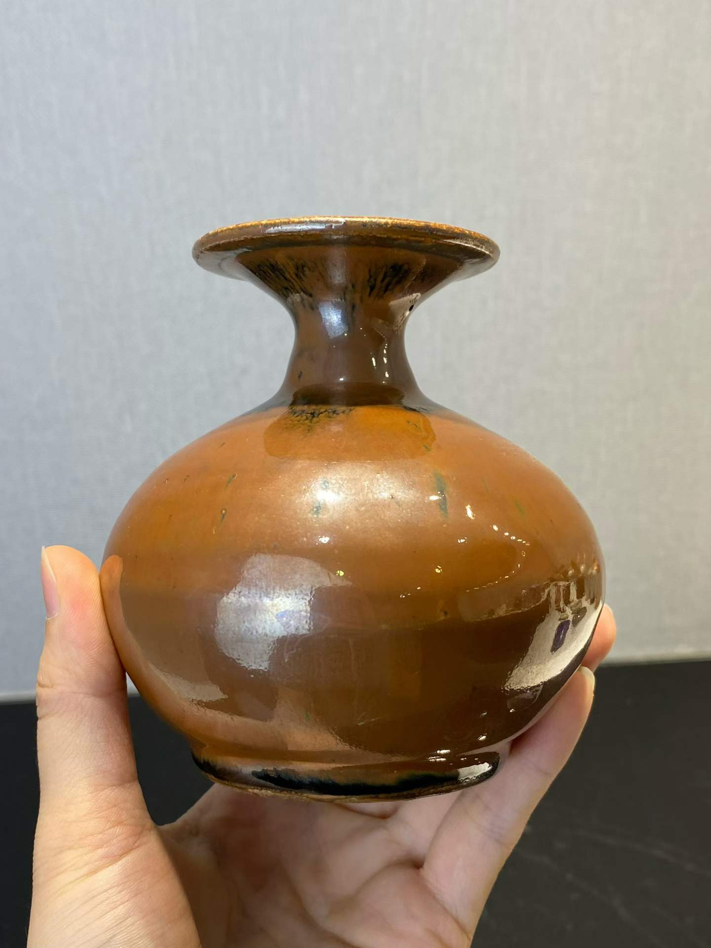 紫均釉嘟噜瓶