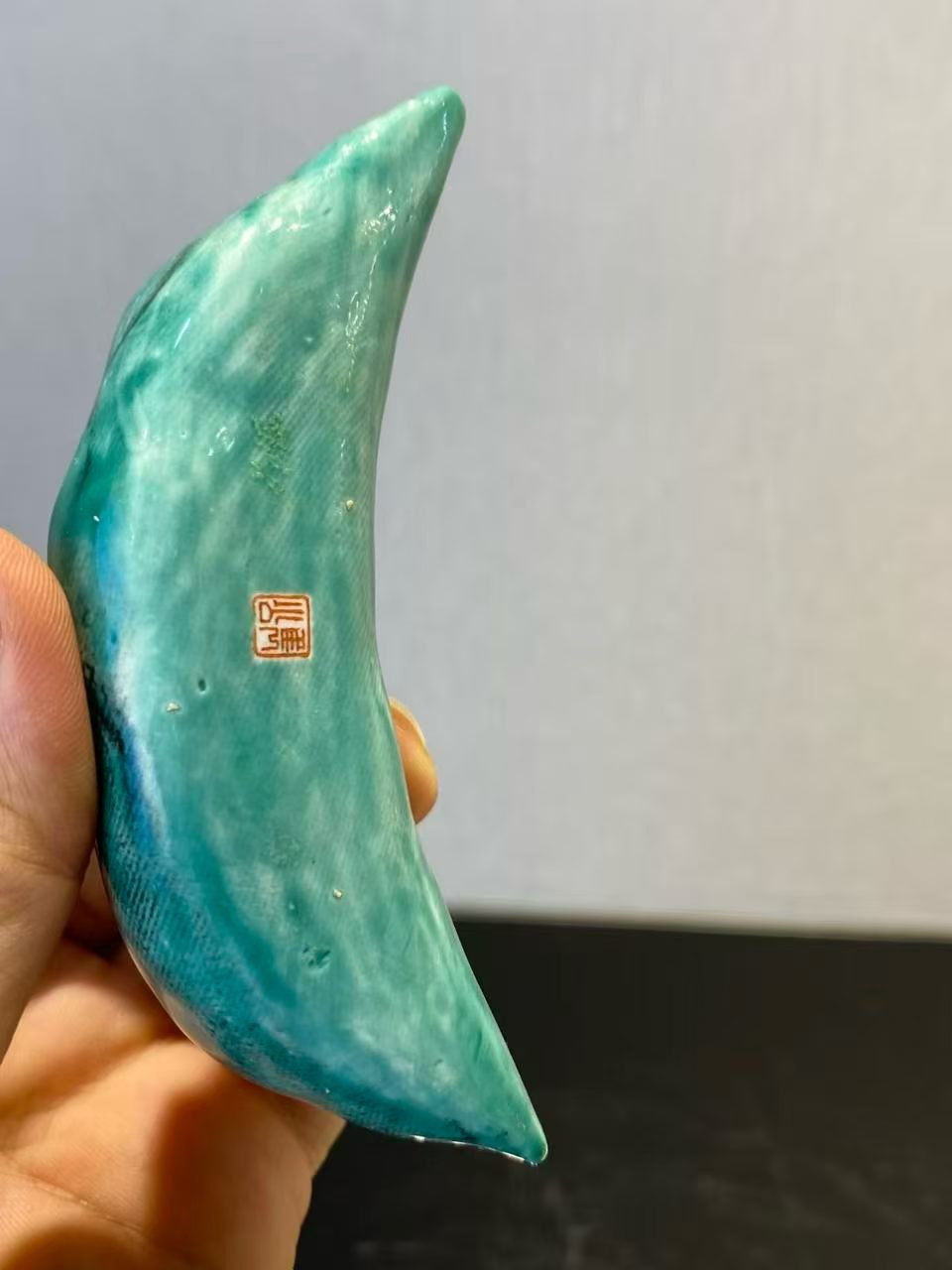 仿生瓷豌豆笔架