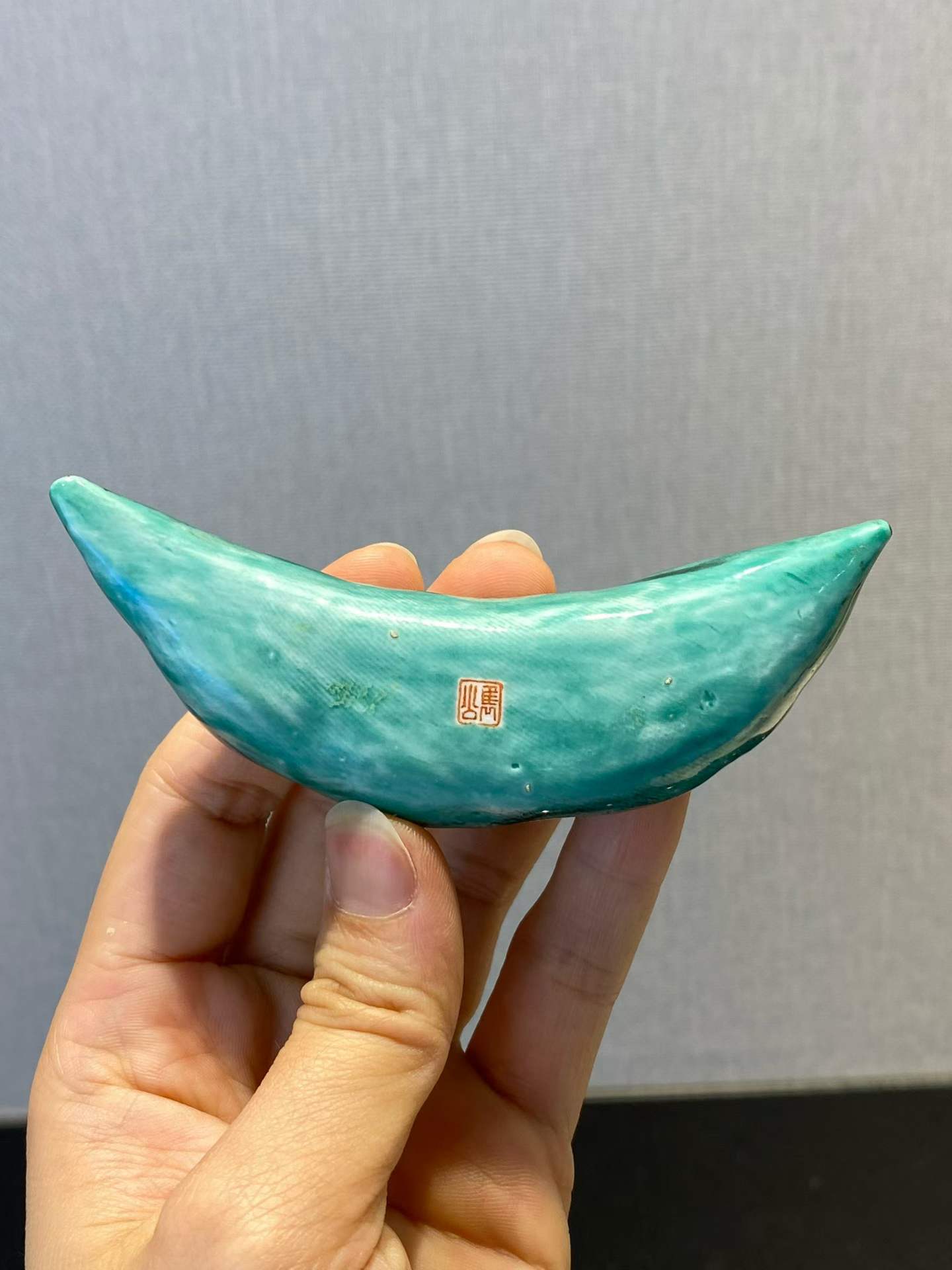 仿生瓷豌豆笔架