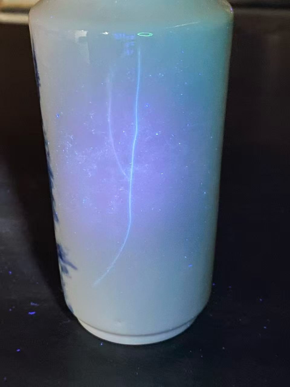王步风格青花比翼双飞灯笼瓶