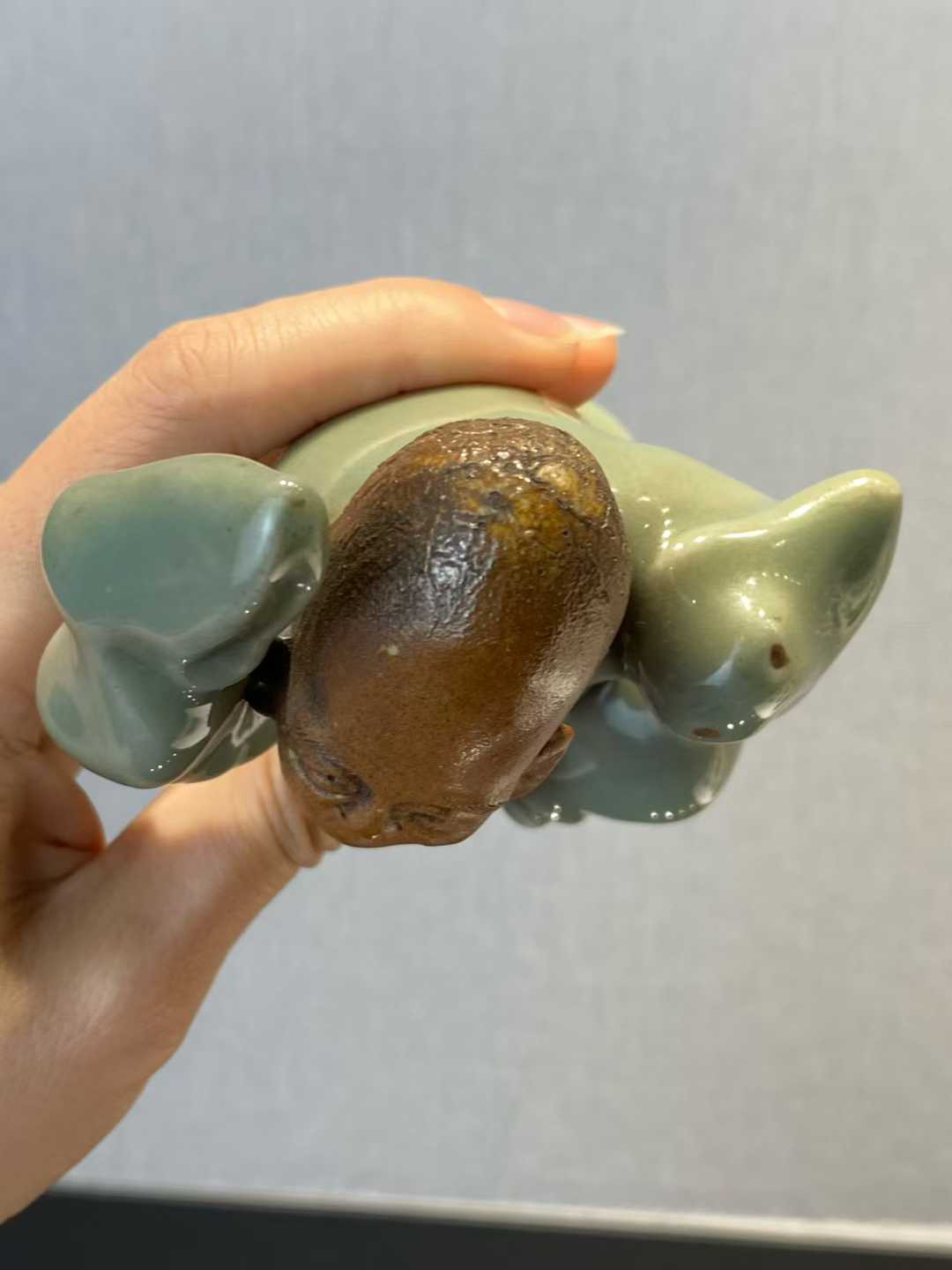 龙泉窑青釉罗汉像