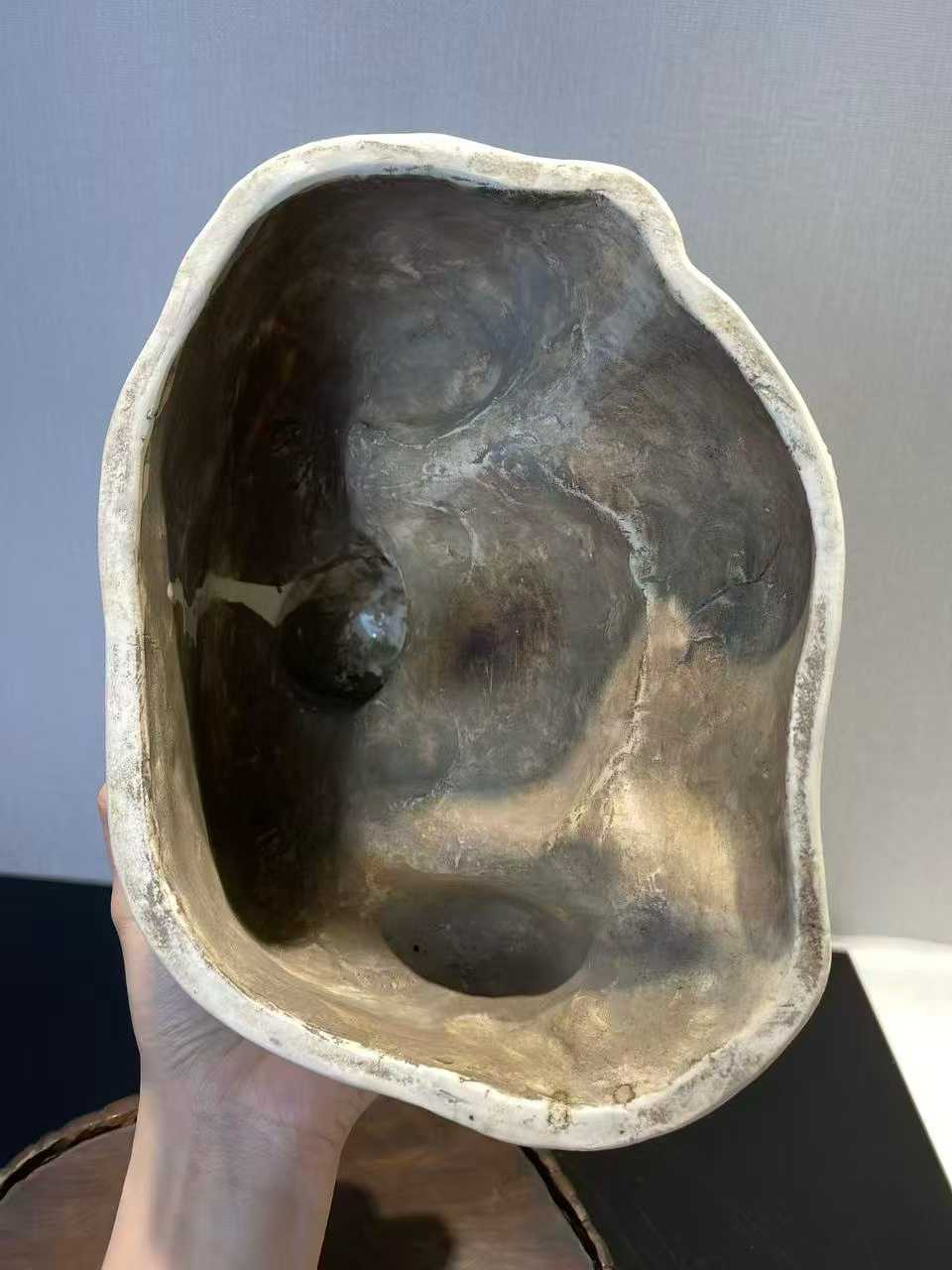 漳州窑白釉弥勒佛带座