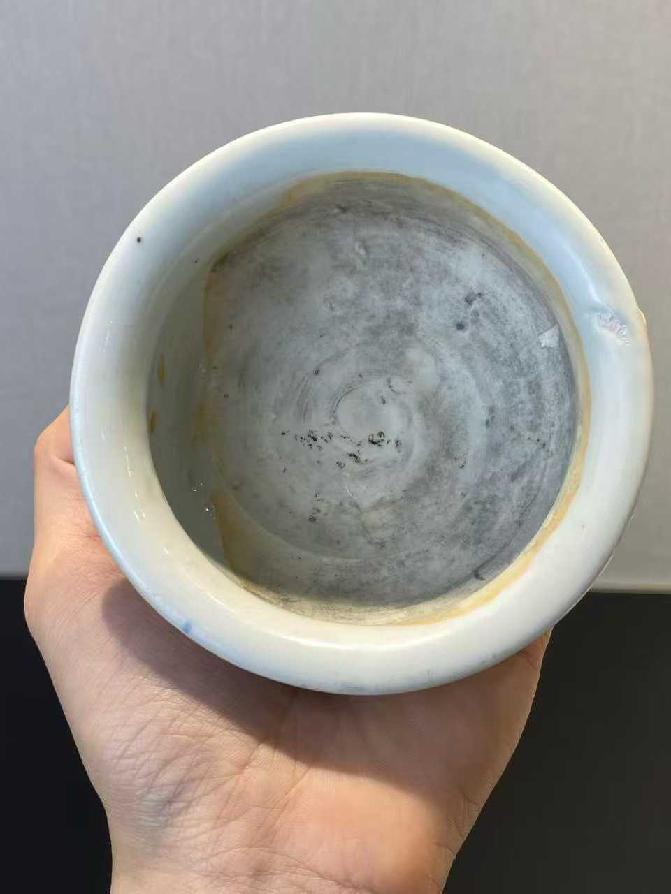 青花莲花纹小香炉