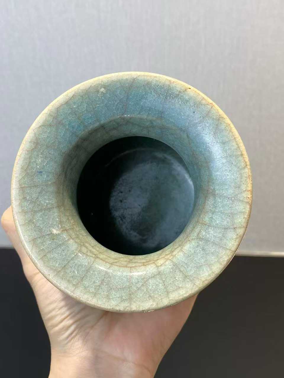 蓝哥釉渣斗