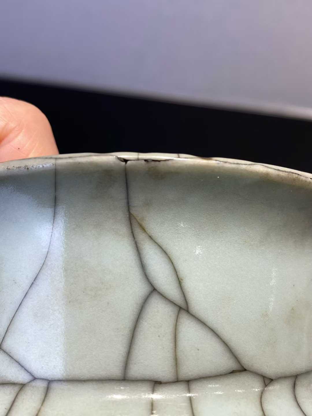 哥釉花囊