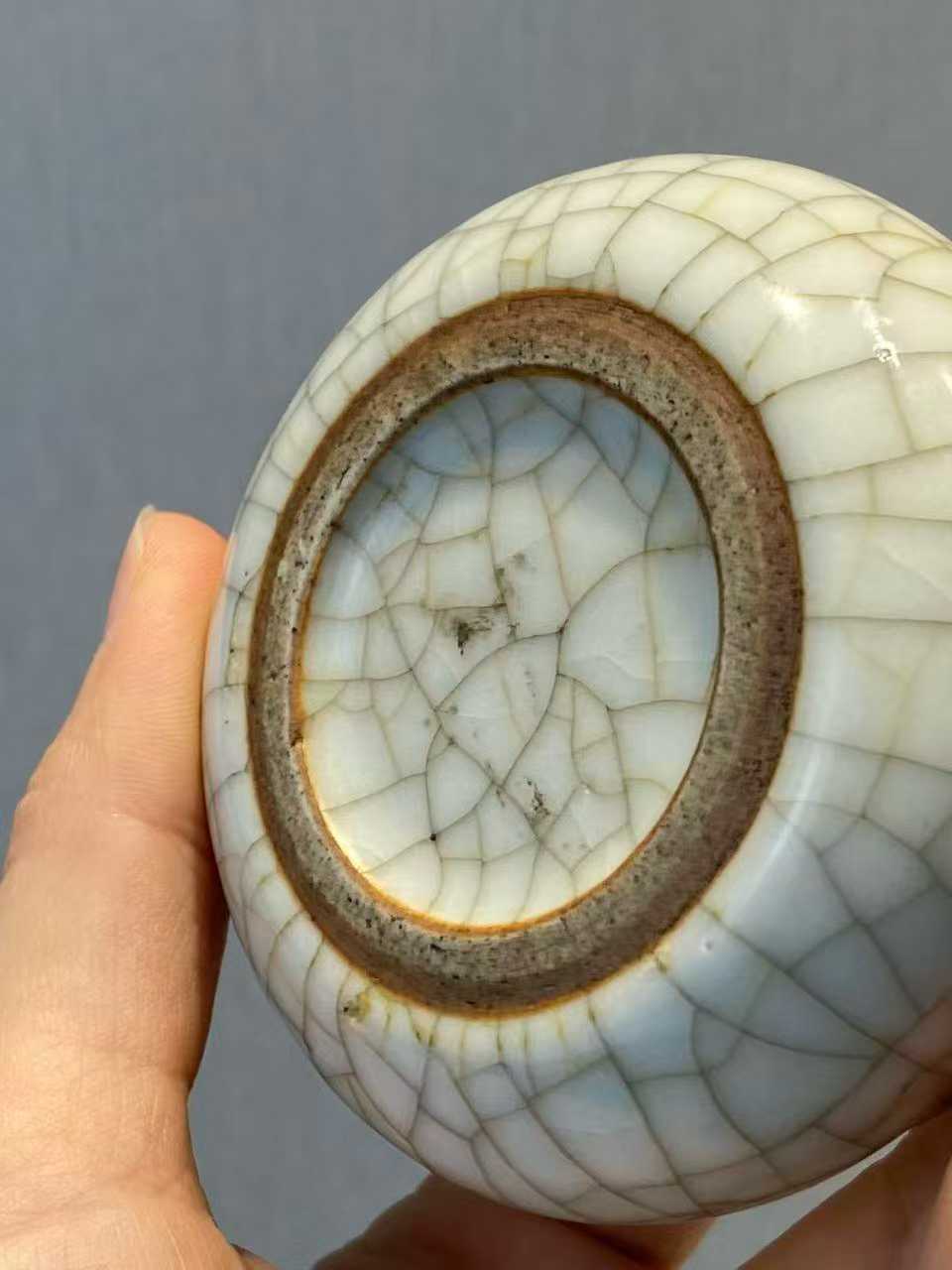 哥釉水盂