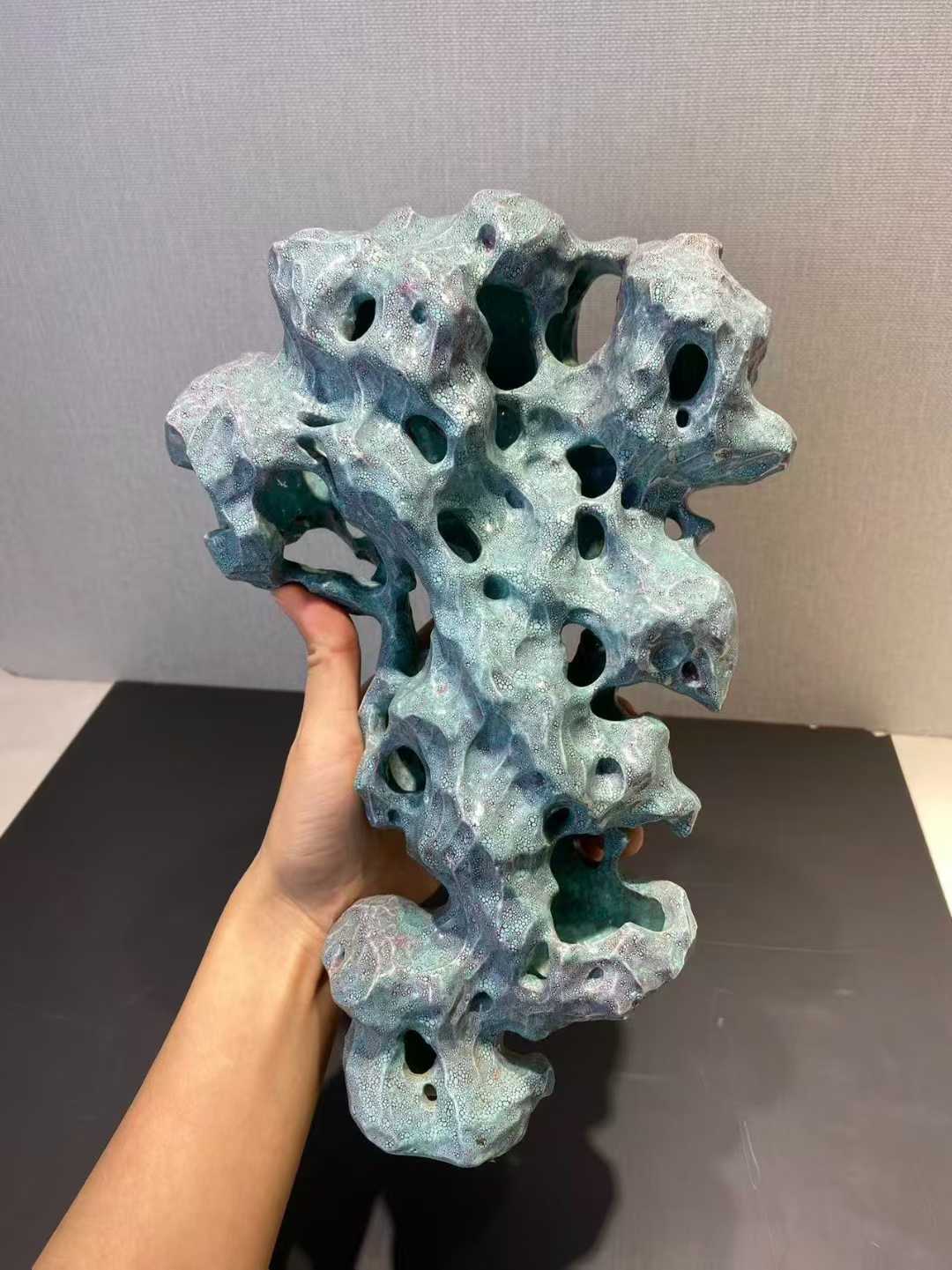 炉钧釉仿赏石