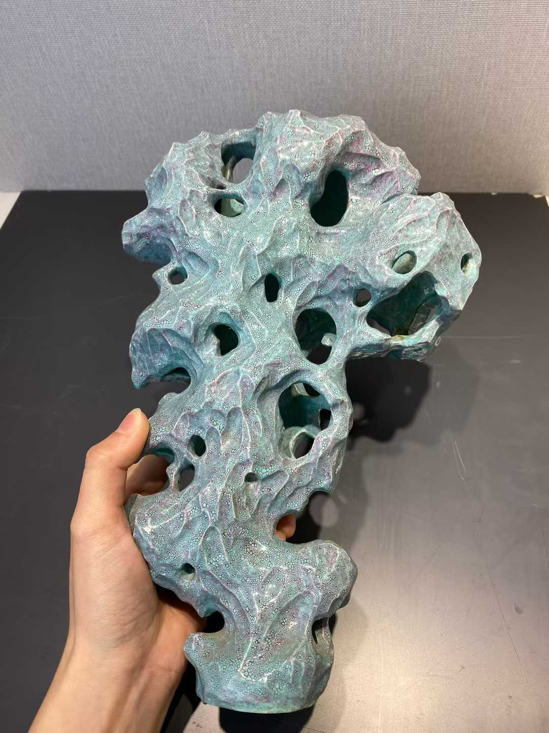 炉钧釉仿赏石