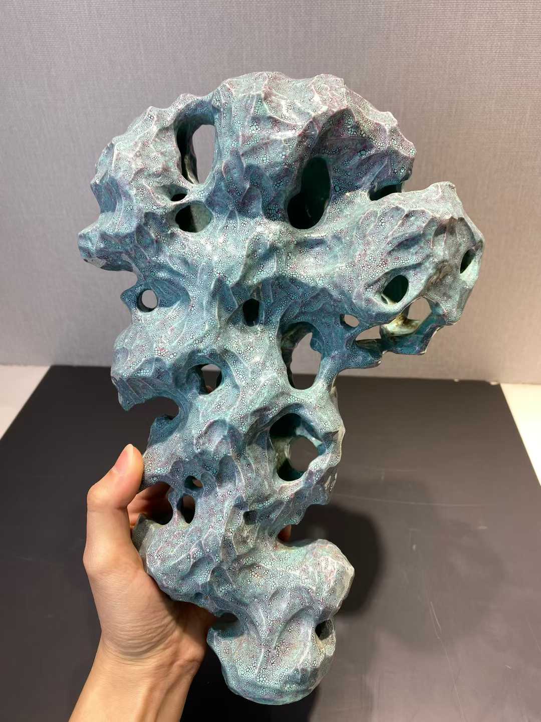 炉钧釉仿赏石