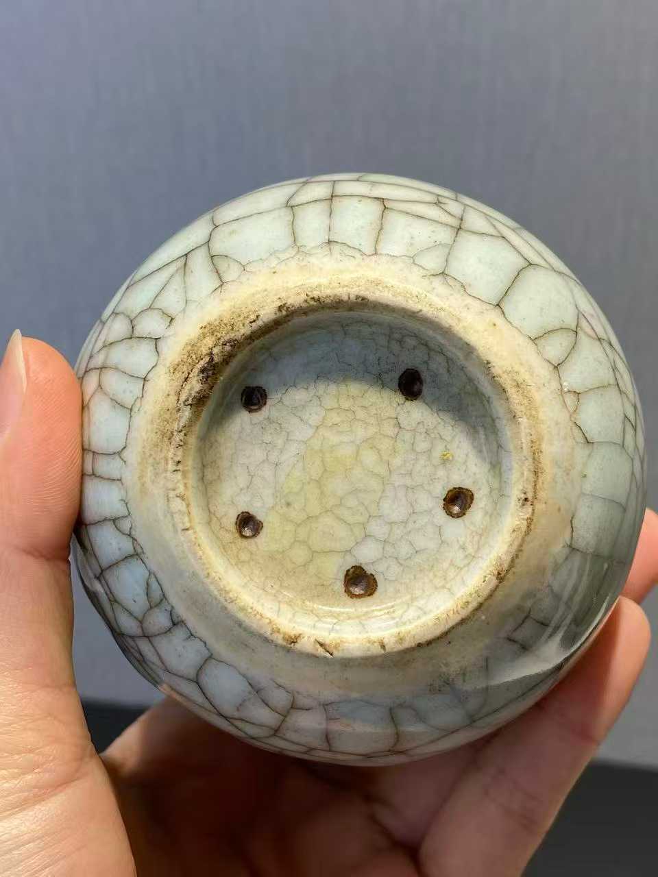 哥釉小罐