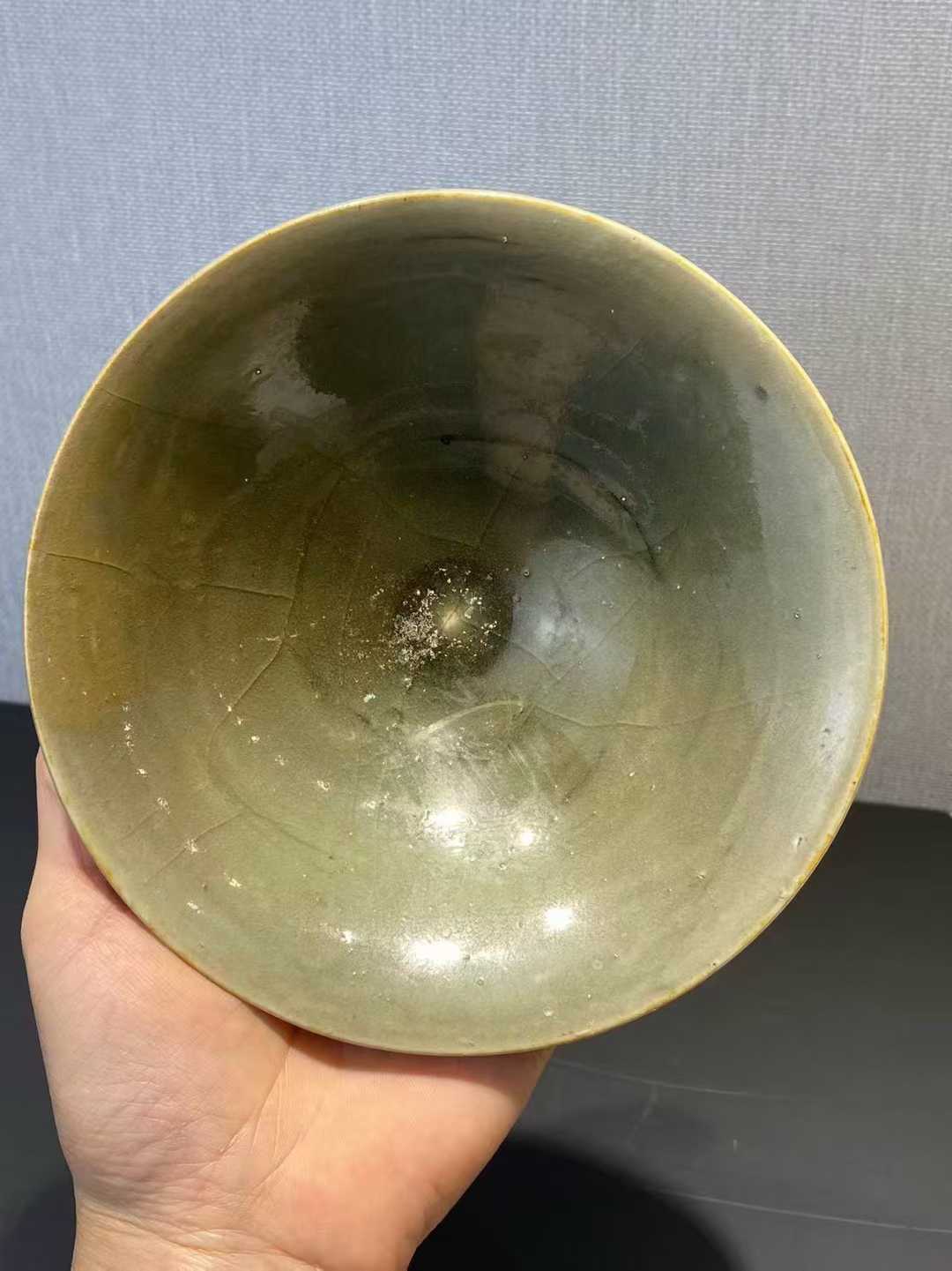 龙泉窑斗笠盏