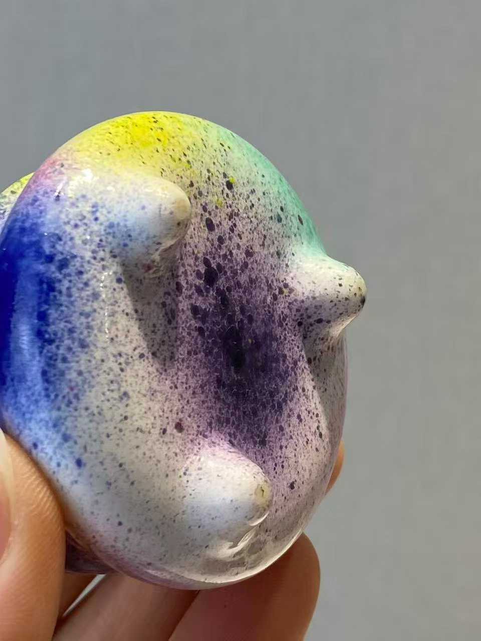 桃花洞釉桥耳小琴炉