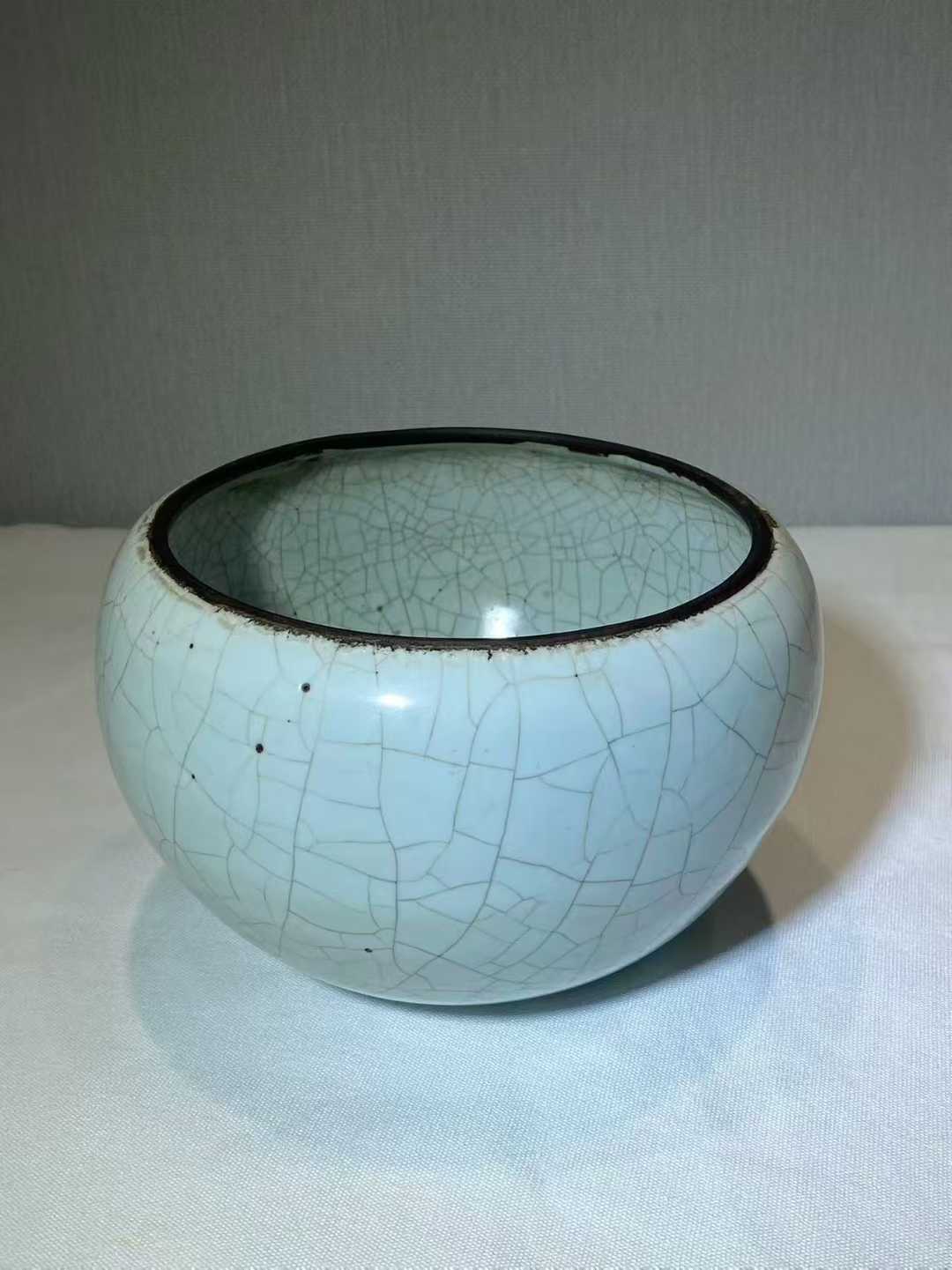 仿哥釉钵