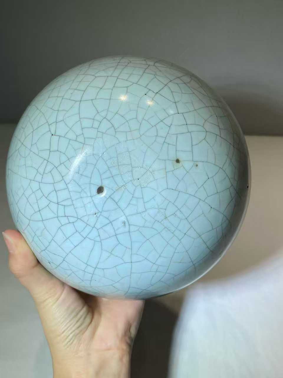 仿哥釉钵