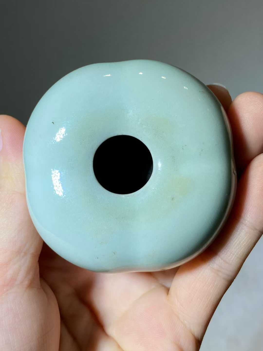 粉青釉柿子形水盂