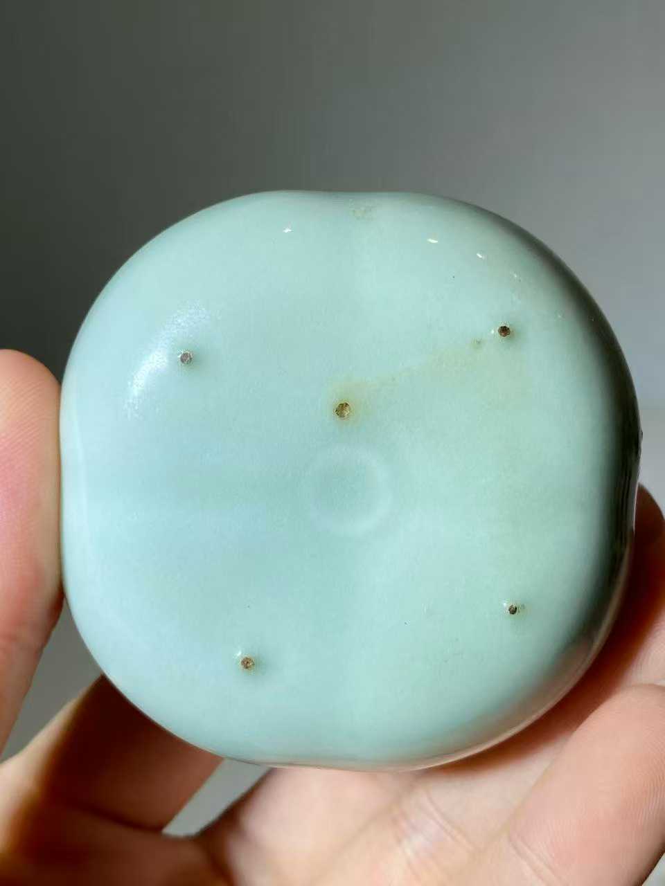 粉青釉柿子形水盂
