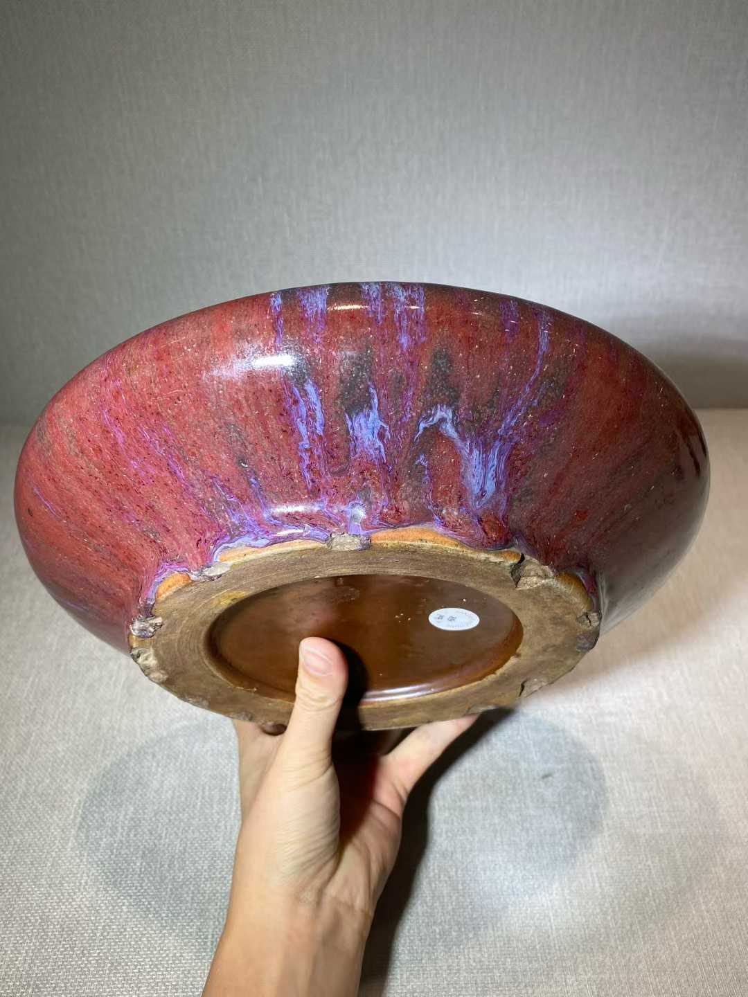窑变釉大笔洗