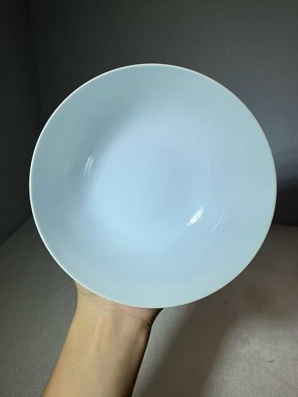 珐琅彩八骏图诗文碗一对