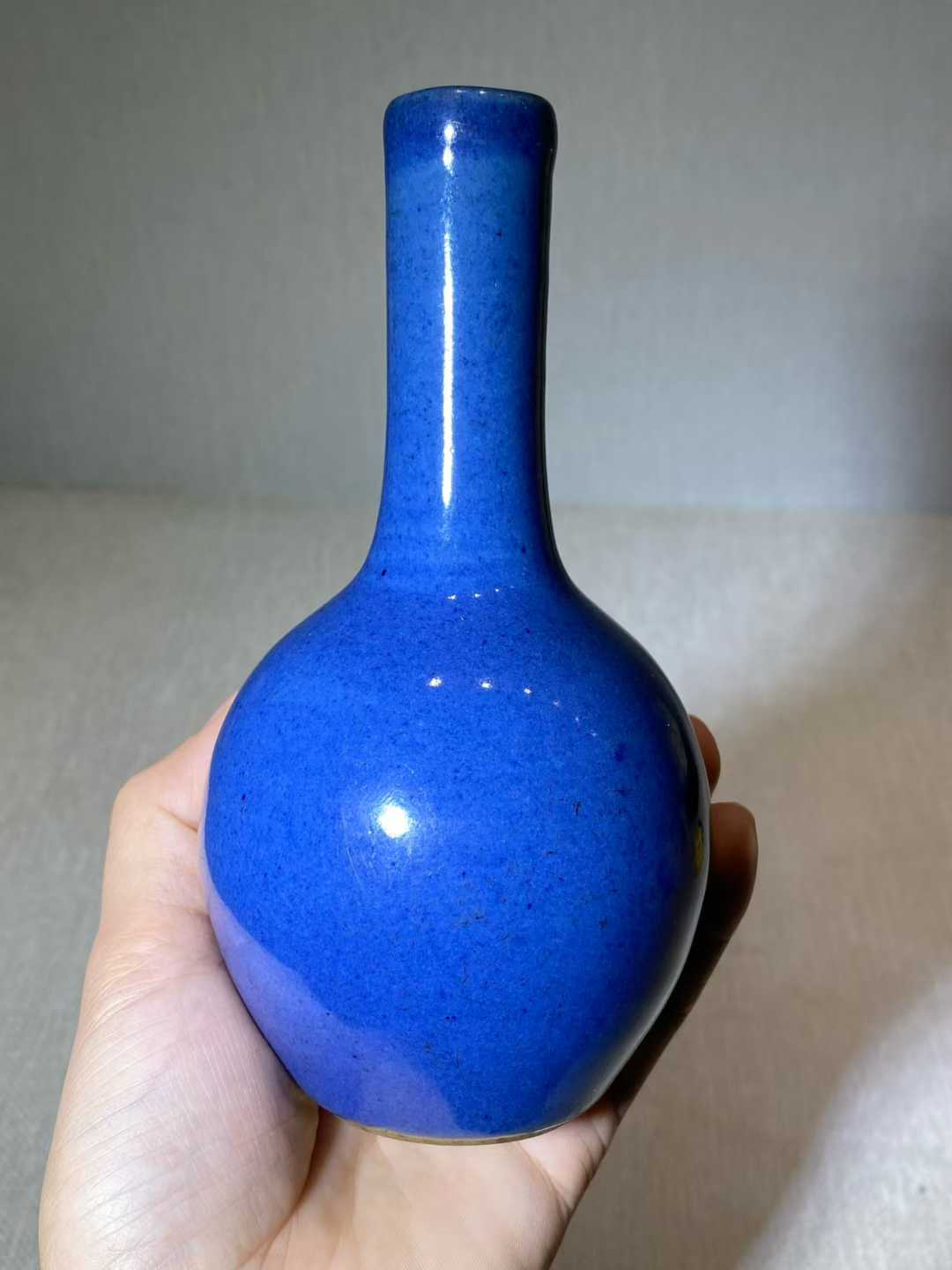 霁蓝釉小天球
