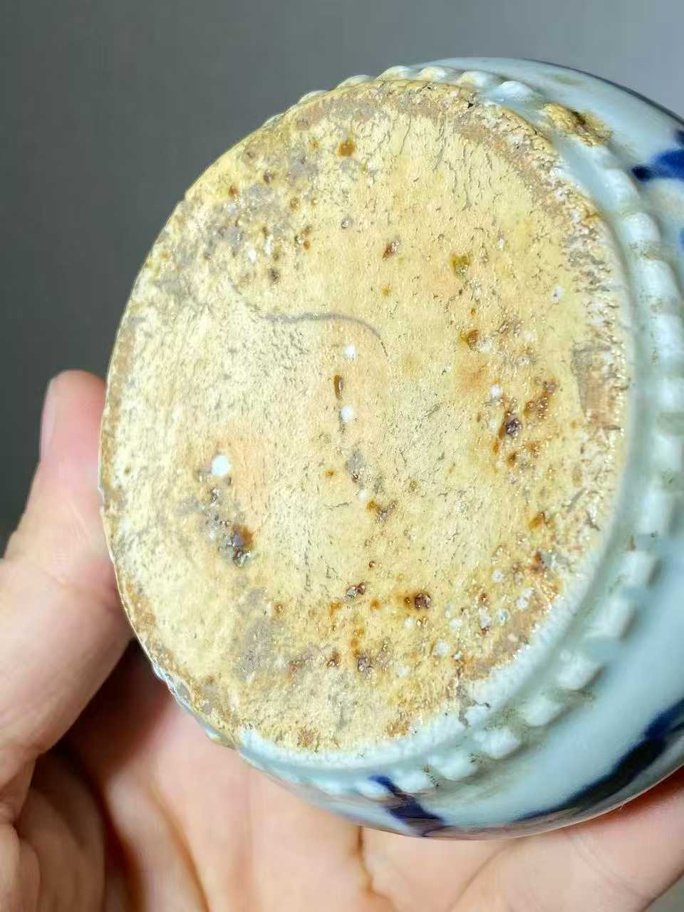 青花梅花鼓形水盂（司南）