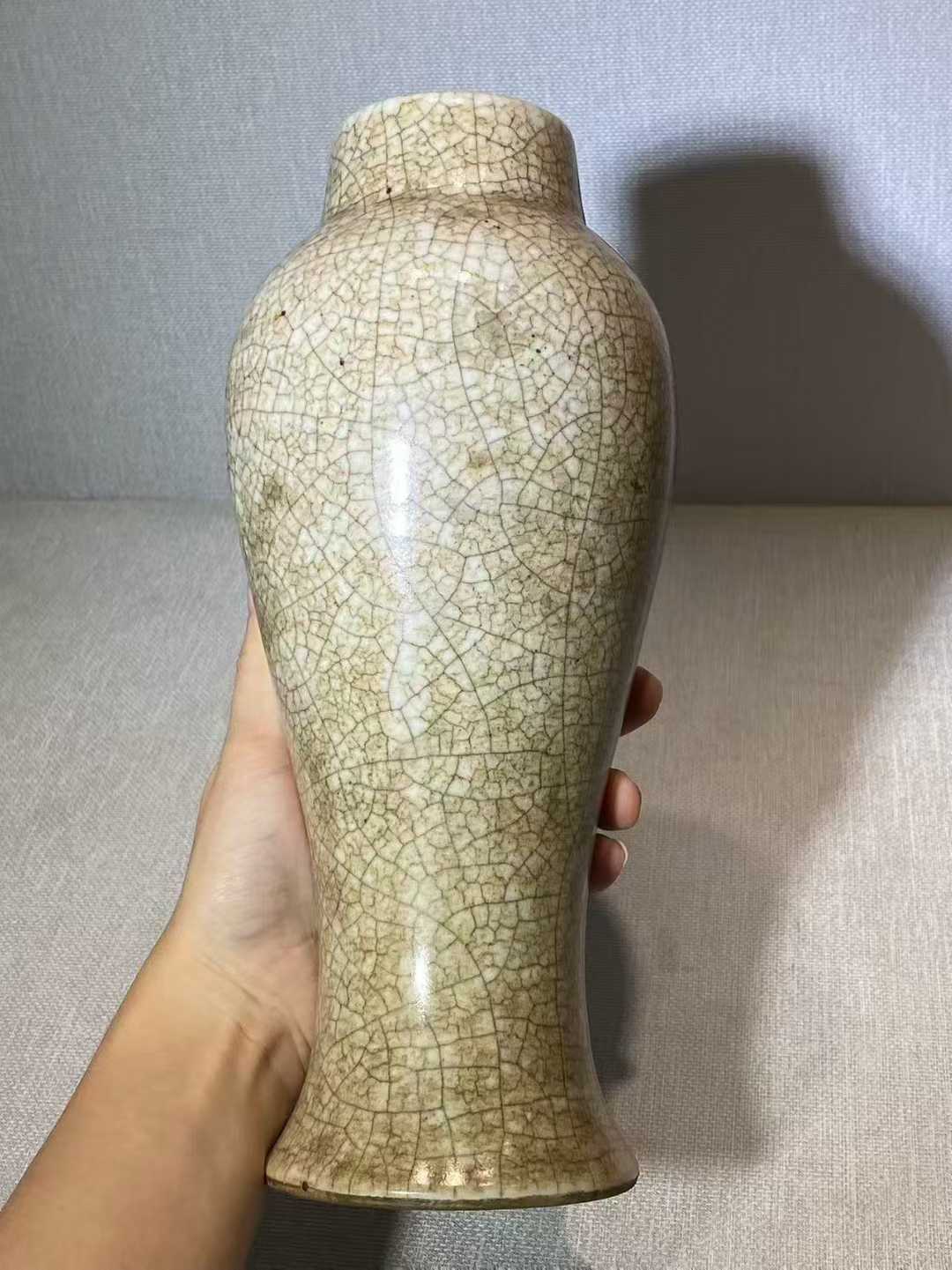 哥釉象腿瓶