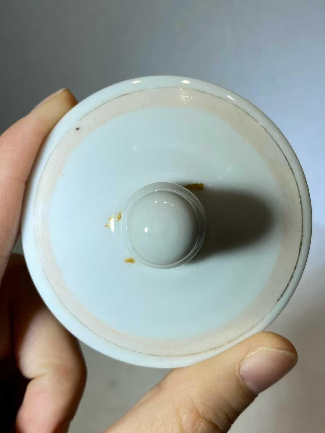 粉彩和平鸽奖杯壶