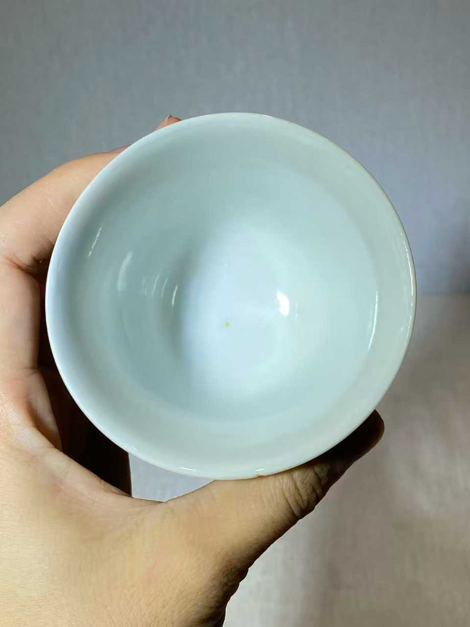 青花仙人乘槎铃铛杯