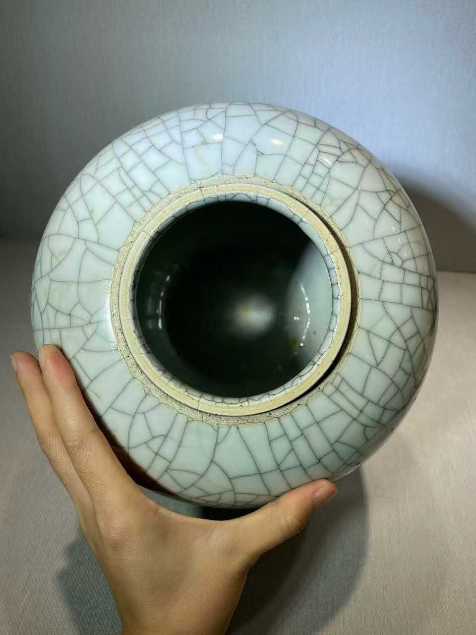 哥釉冬瓜罐